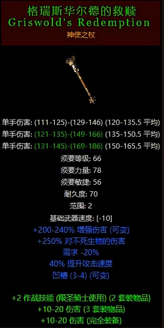 暗黑2狂乱野蛮人最强武器（暗黑2最珍稀的20件装备排行榜）