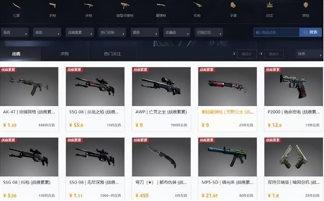 csgo各种箱子可以开出什么（csgo适合新手开的箱子）